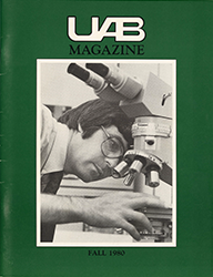 UAB Magazine - Fall 1980 cover