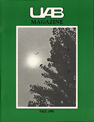 UAB Magazine - Fall 1981 cover