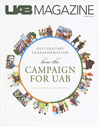 UAB Magazine - Spring 2014 cover
