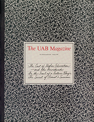 UAB Magazine - Winter 1989 cover