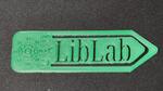 LibLab Bookmark by Kat Graves