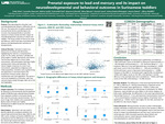 Prenatal exposure to lead and mercury and its impact on neurodevelopmental and behavioral outcomes in Surinamese toddlers by Emily Grace Dolan, Cassandra Newsom, Melissa Smith, Rushambli Patel, Maureen Lichtveld, Wilco Zijmans, Hannah Covert, Ashna Hindori-Mohangoo, Anisma Gokoel, and Jeffrey Wickliffe